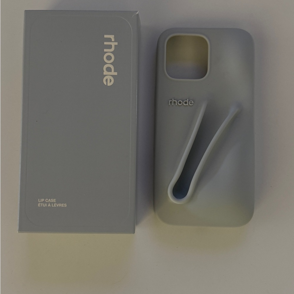 RHODE Gray Sculptural iPhone Case for iPhone 16 pro max